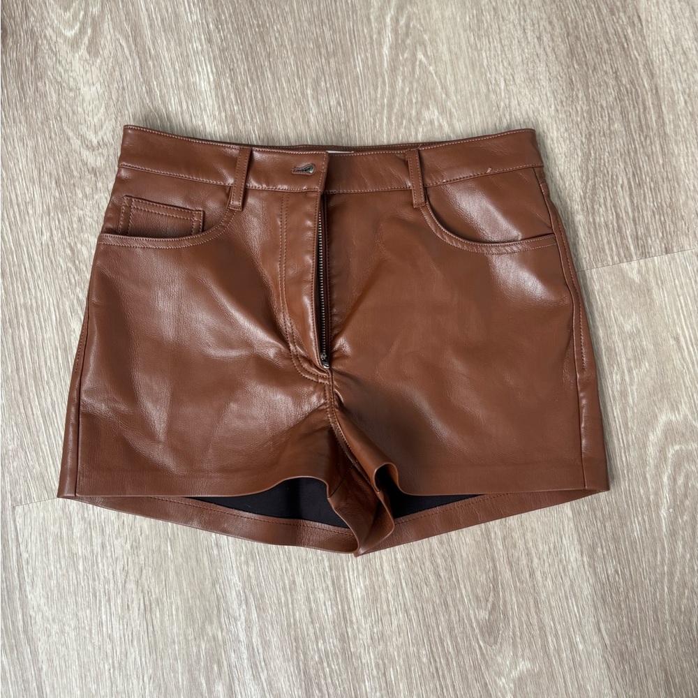 Wilfred High Waist Brown Shorts